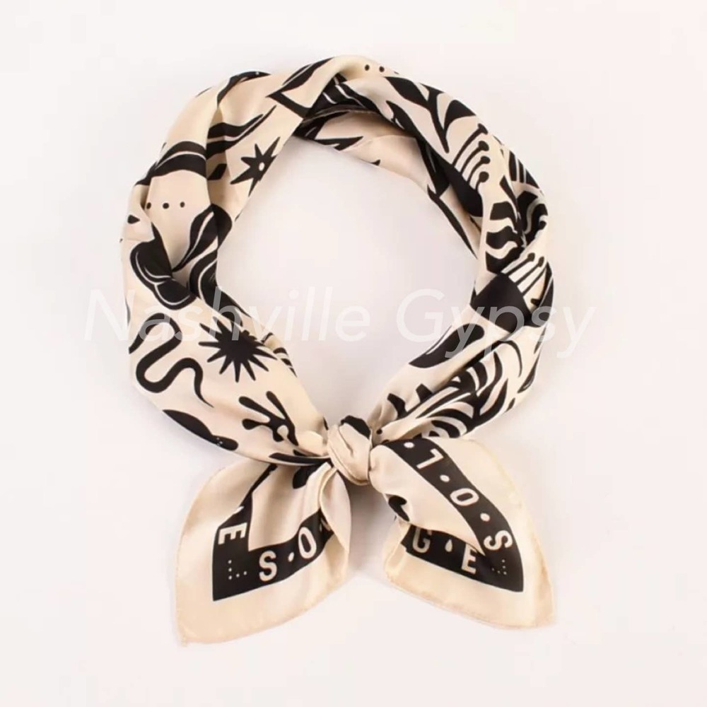 NWT "Colette" Celestial Print Bandana Neckerchief